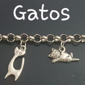 Pulsera acero Gatitos
