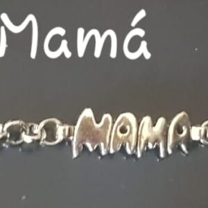 Pulsera acero Mamá