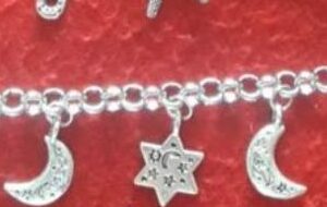 Pulsera acero Estrellas y Lunas