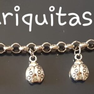 Pulsera acero Mariquitas