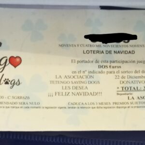 Papeleta participación Navidad