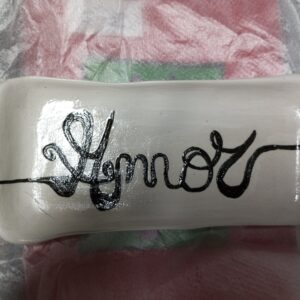 Bandeja cerámica Amor