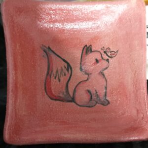 Pongo todo cerámica Gatito y Mariposa